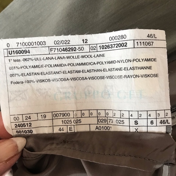 Giorgio Armani suit jacket sport coat size 46L - Picture 8 of 9